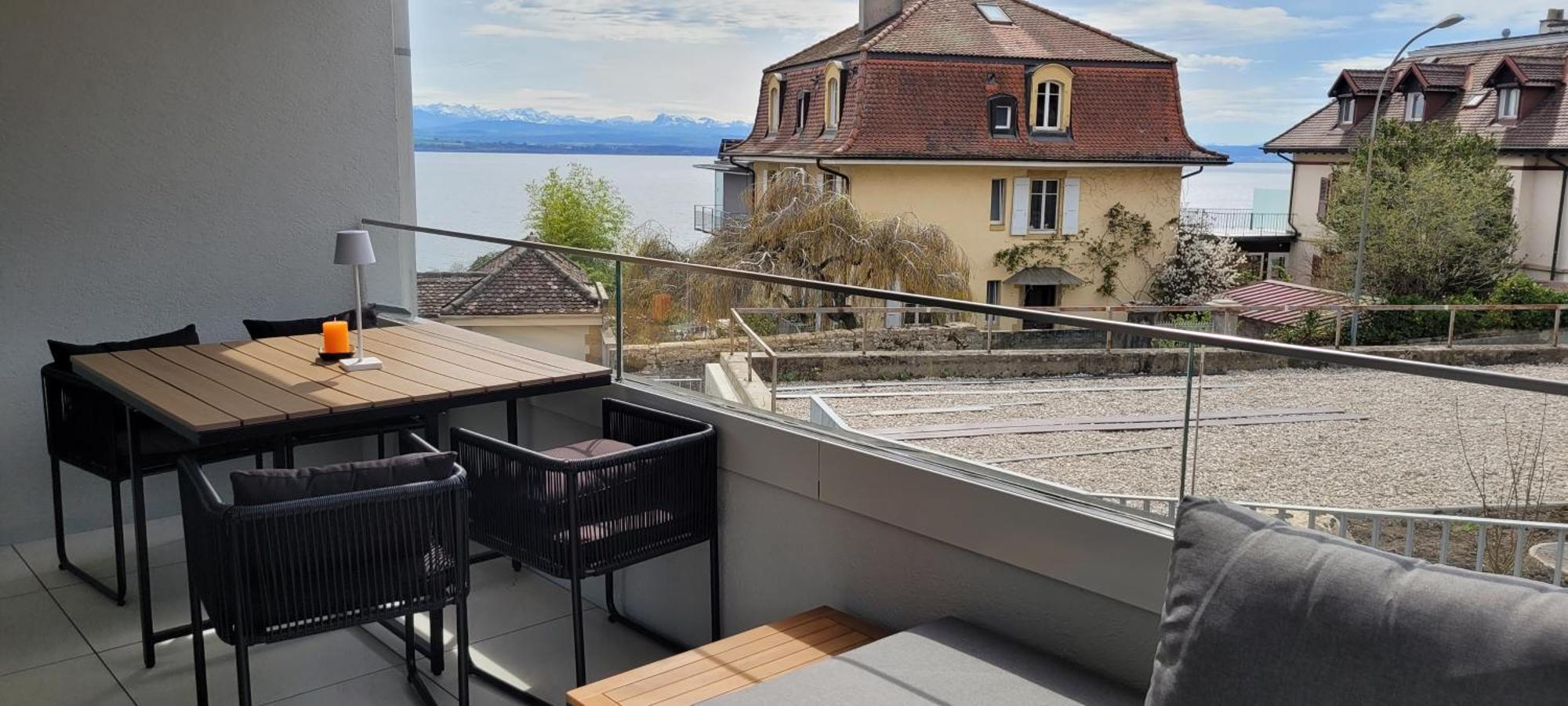 Studio Avant-Scene Aparthotel Neuchâtel Esterno foto